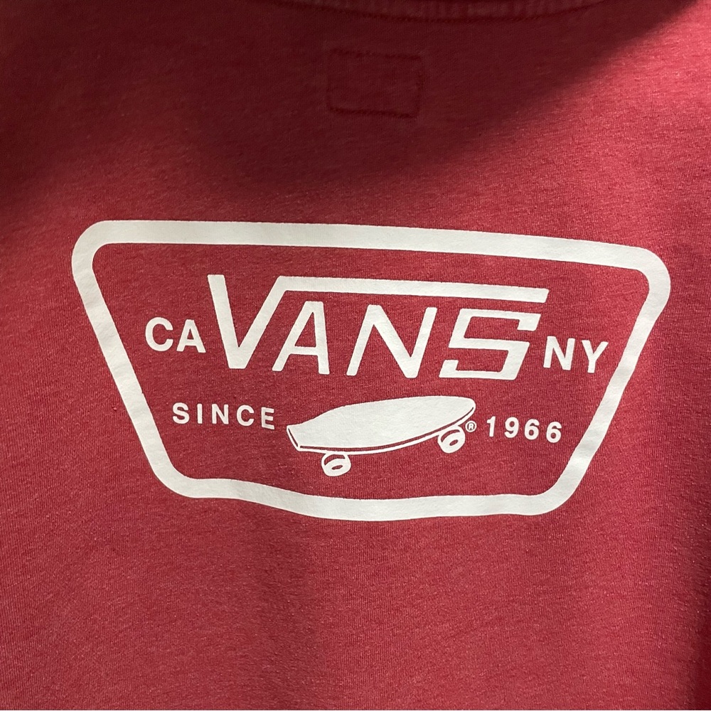 Vans Men's Red Pullover Hoodie - Picture 10 of 12